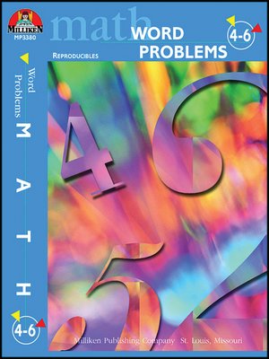 cover image of Word Problems Gr 4-6